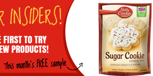 FREE Sugar Cookie Pouch (1st 10,000 Betty Crocker Members Only)
