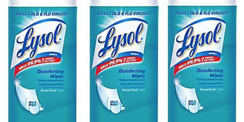 Staples: Free Lysol Disinfecting Wipes 35 Count – $3.99 Value (After 100% Back in Staples Rewards)