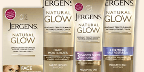 FREE Jergens Natural Glow Moisturizer Sample