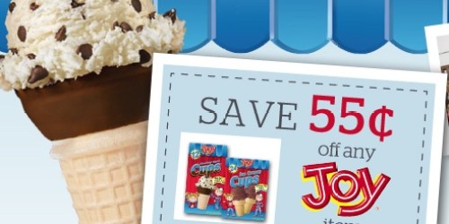 New $0.55/1 ANY Joy Item Coupon = Ice Cream Cones Only $0.83 Per Box at Walmart