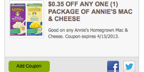 Target: Annie’s Mac & Cheese Only $0.83 Per Box