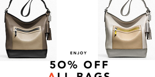 CoachFactoryOutlet.com: Extra 50% Off Already Reduced Coach Handbags (Back Again!)