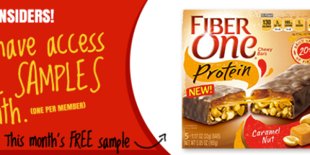 FREE Fiber One Protein Bar Sample (1st 10,000 Betty Crocker Members Only)