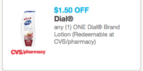 High Value $1.50/1 Dial Brand Lotion Coupon (Reset!) = Dial NutriSkin Lotion Only $1.47 at Walmart