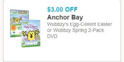 New $3/1 Wubbzy’s Egg-Cellent Easter DVD Coupon = Only $2 at Walmart