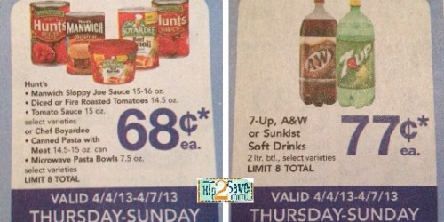 Alberstsons: 4-Day Sale = Great Deals on Hunt’s Tomatoes, Eggo Waffles, Soda & More