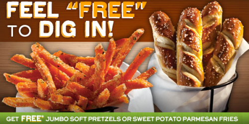 Chili’s Grill & Bar: FREE Jumbo Soft Pretzels or Sweet Potato Parmesan Fries (Valid 4/29-5/1)