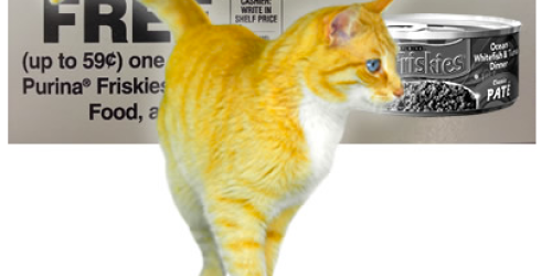 FREE Can of Friskies Cat Food Coupon