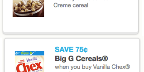 Rare $0.75/1 General Mills Hershey’s Cookies ‘n’ Creme & Vanilla Chex Cereal Coupons