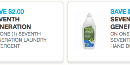 Rare Seventh Generation Coupons = Great Deals on Laundry Detergent & Dish Liquid at Target