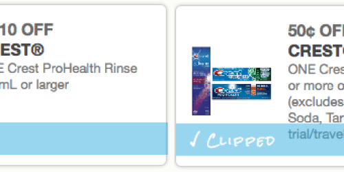 $1.10/1 Crest Pro-Health Rinse Coupon = Better Than FREE at CVS + More (Starting 6/23!)