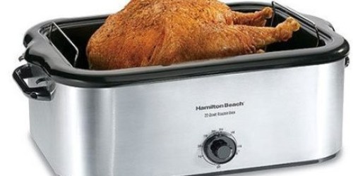 Amazon: Hamilton Beach 22-Quart Roaster Oven Only $29.32 Shipped (Regularly $74.99!)