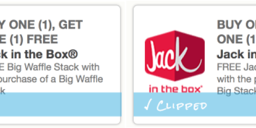 Rare Buy 1 Get 1 FREE Jack in the Box Coupons