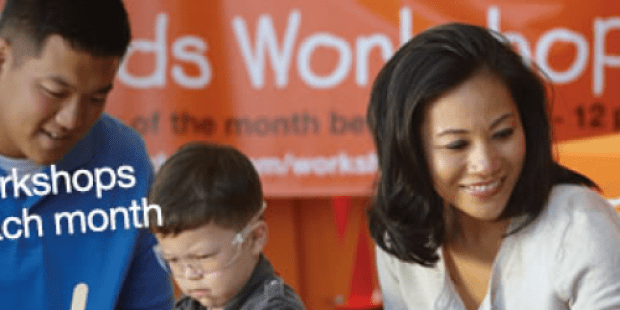 Home Depot Kids Workshops: Register for Small Toolbox and Tic-Tac-Toe Game (11/30 & 12/7)