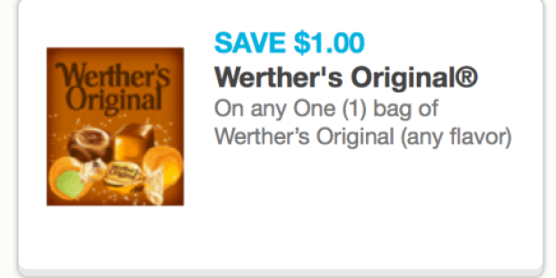 New $1/1 Werther’s Original Bagged Candy Coupon = FREE at Rite Aid & $0.29 at Target