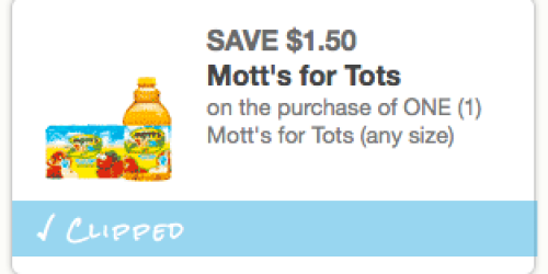 *HOT* $1.50/1 ANY Mott’s for Tots Juice Coupon = As Low as Only $0.38 at Walmart