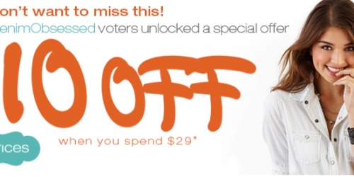 Maurices: $10 Off $29 Purchase Offer (Can Use on Clearance!) + Extra 60% Off Final Clearance Sale