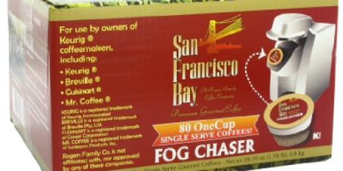 Amazon: San Francisco Bay Coffee K-Cups for Keurig Brewers Only $0.34 Each Shipped + 2 FREE Samples
