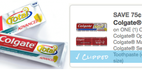 CVS & Rite Aid: Select Colgate Toothpaste Only 24¢ Each (Upcoming Deals – Print Your Coupons Now!)