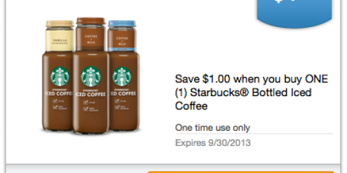 Saving Star: New $1/1 Starbucks Bottled Iced Coffee eCoupon = Only 50¢ at CVS + More (Starting 9/8)