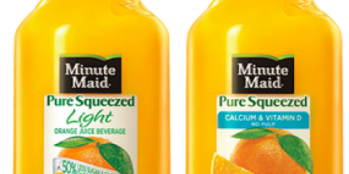 $0.55/1 Minute Maid Pure Squeezed Bottle Coupon