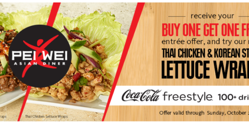 Pei Wei: Buy 1 Entree, Get 1 FREE Coupon