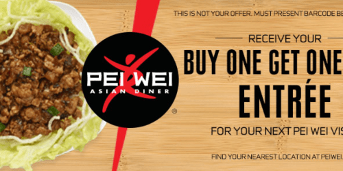 Pei Wei: Buy 1 Entree, Get 1 FREE Coupon