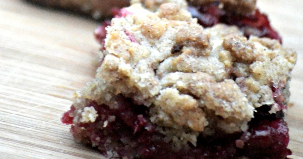 cranberry crumb bites recipe h2s