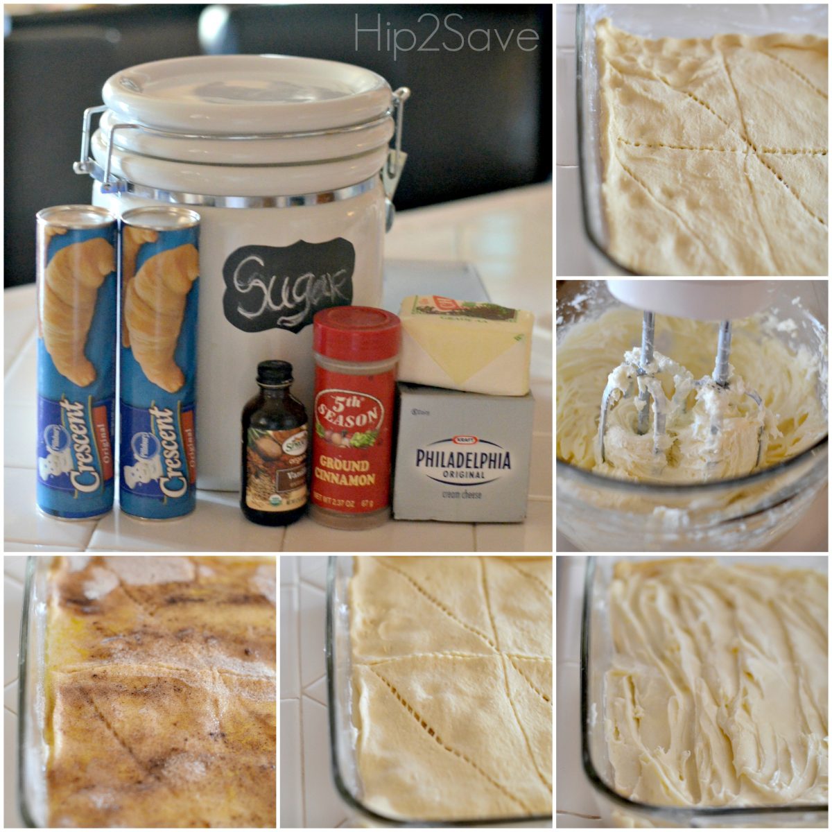 How to make cream cheese squares hip2save