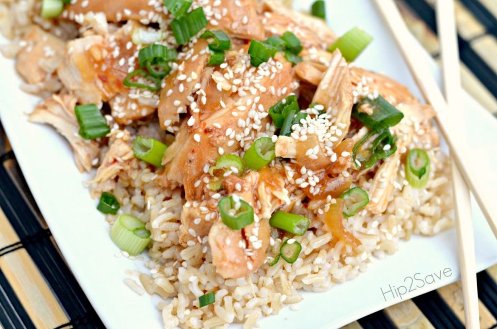 slow cooker honey sesame chicken