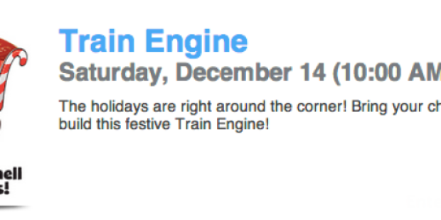 Lowe’s Build and Grow Kid’s Clinic: Register NOW to Make a Free Train Engine in December