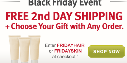 Aveda.com: FREE 2-Day Shipping + 4 FREE Samples with ANY Order = Six Items Only $13 Shipped
