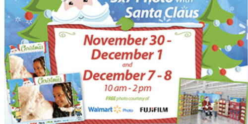 Walmart: FREE 5X7 Photo With Santa Claus (Starts Tomorrow)