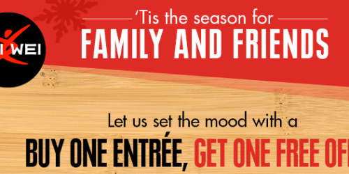Pei Wei: Buy 1 Entree, Get 1 FREE Coupon
