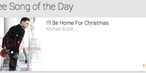 Google Play: FREE I’ll Be Home For Christmas MP3 by Michael Bublé ($1.29 Value – Today Only!)