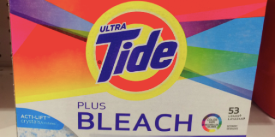 Rite Aid: *HOT* Tide Ultra Powder Detergent LARGE 95 oz Box as Low as $2.62 (Reg. $18.49!)