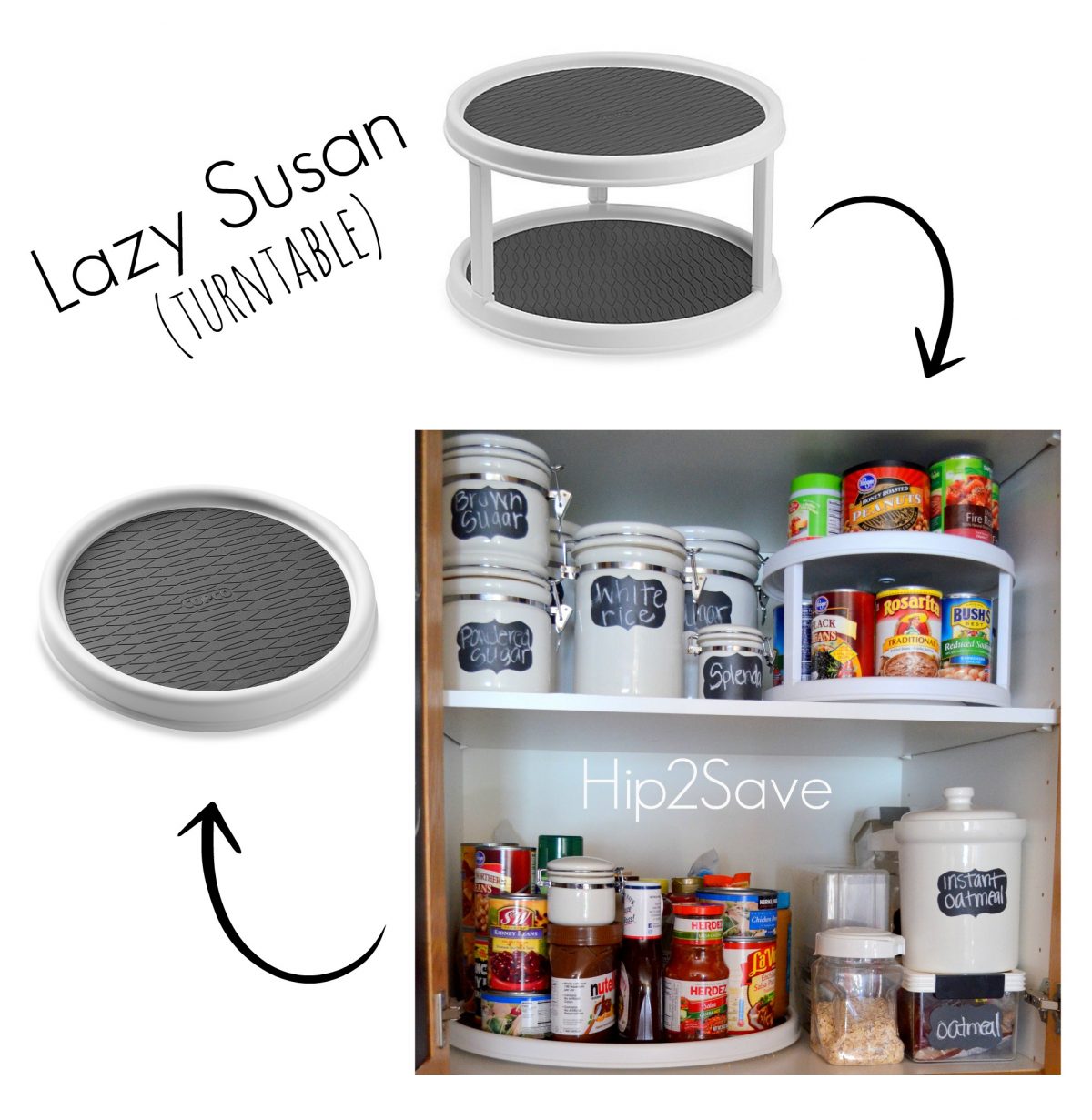 Lazy Susan For Pantry Organization Hip2Save