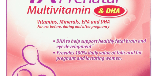 Amazon: *HOT* 4X Prenatal Multi-Vitamin 120-Count Only $6.25 Shipped (Reg. $15.09)