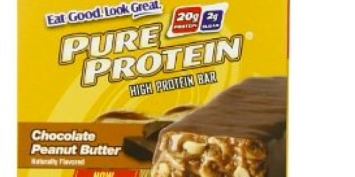 Amazon: Pure Protein Chocolate Peanut Butter Bars 6-Pack $4.33 Shipped (Just $0.72 Per Bar!)