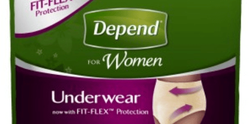 FREE Depends with Fit-Flex Protection Sample