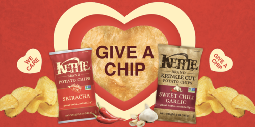 Kettle Chips Valentine Sweepstakes: 1,400 Win 5-Pack of Kettle Chips ($25 Value)