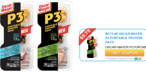 Rare $0.75/1 Oscar Mayer P3 Portable Protein Packs Coupon (Reset?!) = Only $0.50 Each at Target + More