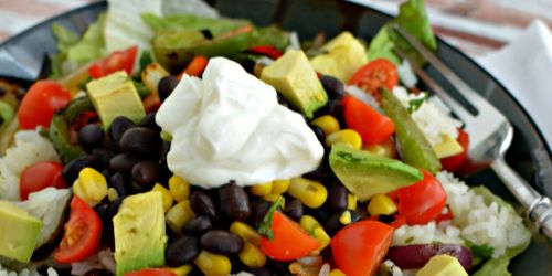 Chipotle-Inspired Cilantro Lime & Black Bean Bowl