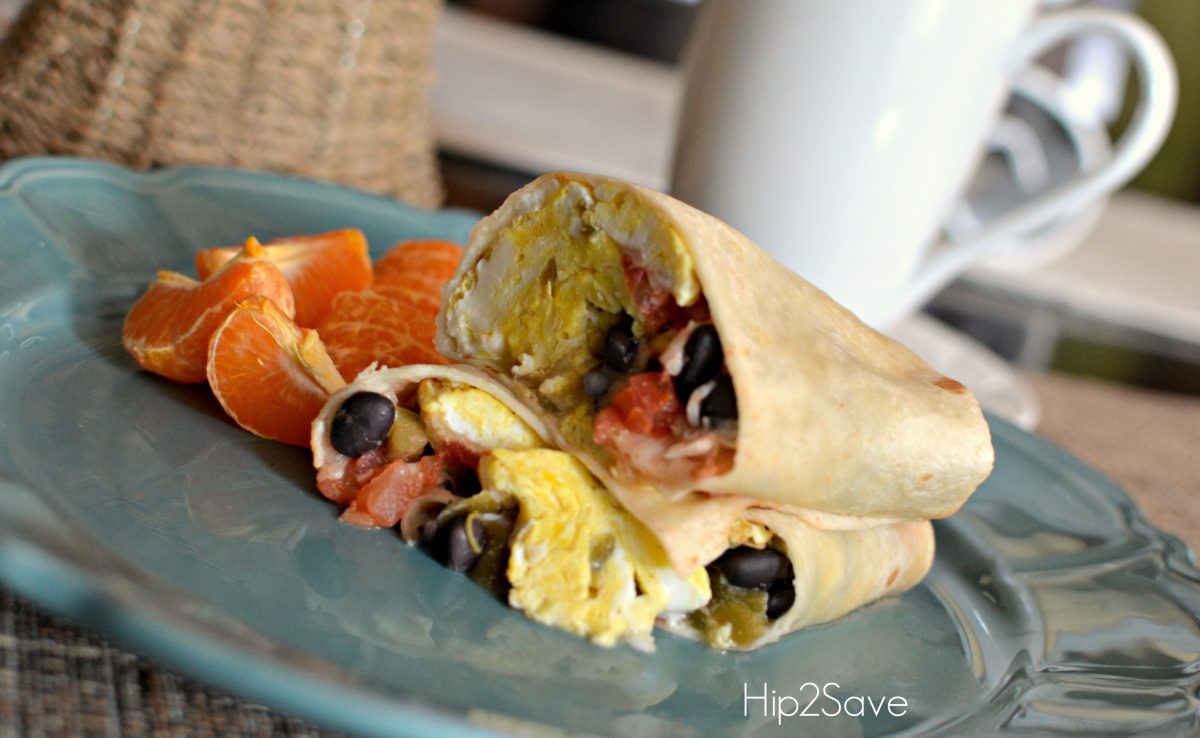 Easy Breakfast Burritos Hip2Save