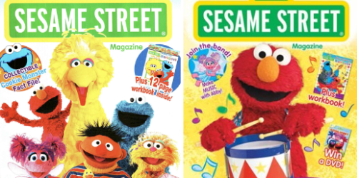 Sesame Street Magazine $13.99/Year (Each Issue Contains Stories, Activities, Science Fun, + More!)