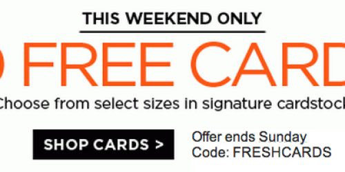 Shutterfly: 10 FREE Personalized Cards (New or Existing Customers!) – Just Pay Shipping