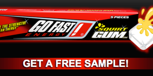 FREE Go Fast Energy Squirt Gum Sample
