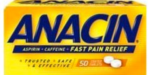 Rite Aid: Better than FREE Anacin 50 Count Pain Relief (Starting 4/6 – Print Your Coupon Now!)