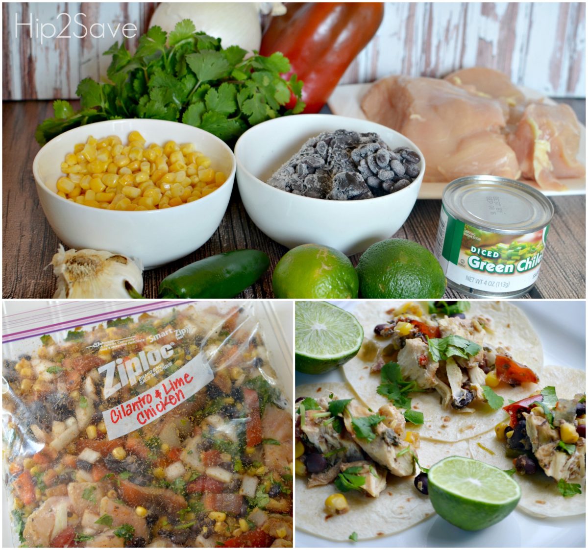 Cilantro Lime Chicken Freezer Bag Meal