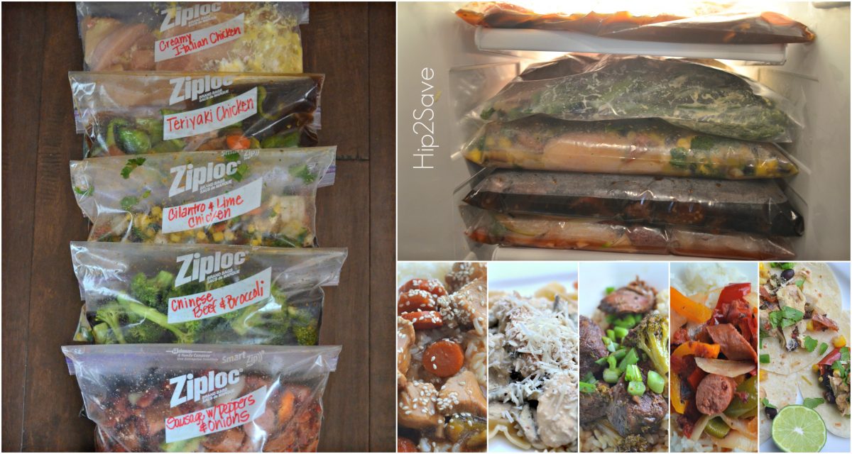 Freezer Meal Cooking with Hip2Save
